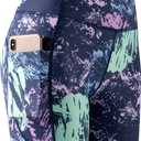 CADMUS High Waist Tummy Control Compression Shorts for Women Fitness Workout Running Shorts with Pockets, 23# Multicolor, Pack of 1, M