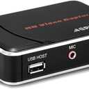 1080P HDMI Video Capture Card HD Game Recorder Compatible with Xbox One/360/ PS4/ Wii U/Nintendo Switch and Support Mic in for Commentary - No PC Required