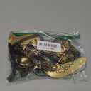 Couple Masquerade Lace Mask Set, Fit for Women and Men Venetian Halloween Masks, Specially for Costume, Mardi Gras (Gold)