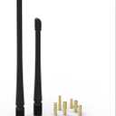 Universal Car Antenna Compatible with Ford Jeep JKU JLU Wrangler JK Rubicon Sahara Gladiator 2007-2024, Designed for Optimized FM/AM Reception, Flexible Rubber Antenna Replacement, (2in1,7&13IN)