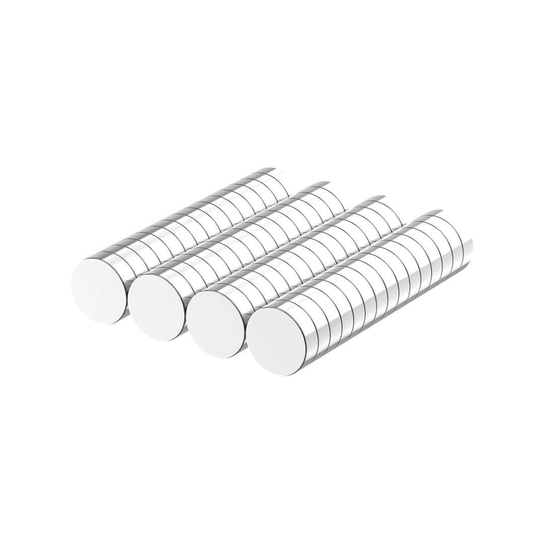 N52 - D10x3mm - 60 Pack, Small Strong Neodymium Disc Magnets, Powerful Rare Earth Magnets, Mini Round Fridge Magnet, Refrigerator Magnet for Whiteboard,Locker, Crafts,DIY 3D Printing