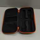 Wireless Microphone Case Compatible with JBL Wireless Two Microphone System, Handheld Dual Mic Travel Bag for Singing or Karaoke for Receivers, Adapters, AA Batteries (Black)