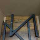 YATINEY Desktop Printer Stand, 2-Tier Printer Table with Storage Shelf, Under Desk Printer Stand for Office, Open Organizer Shelf, Easy Assembly, Rustic Brown PS02BR