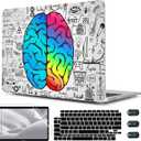 CISSOOK Compatible with MacBook Air 13 inch Case 2021 2020 2019 2018 Release Model A2337 M1 A2179 A1932, Plastic Hard Shell Case Brain Cover for MacBook Air 13 Inch with Touch ID, Great Brain