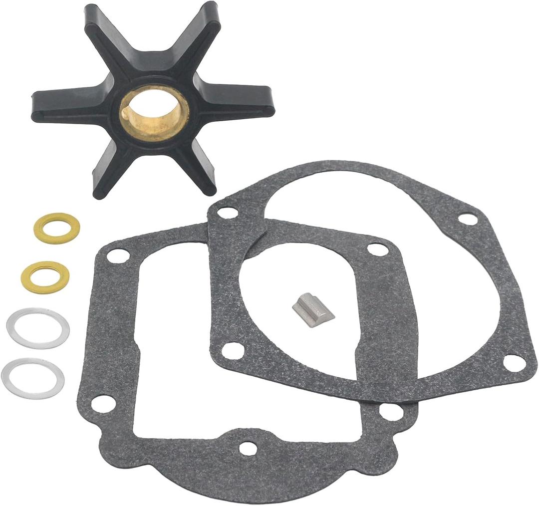 850891 Outboard Water Pump Impeller Service Kit Compatible with Mercury Mariner 2 Stroke 30-50 HP Models Marine Boat Motor Engine Replacement 47-8508910 8508920 Sierra 18-3057