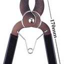 3" Car Engine Piston Ring Compressor Tool & Piston Ring Pliers with Adjustable Safety Screws
