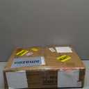 Furnulem Nightstand with 3 Drawers and 2-Tier Shelf, Fabric Small Dresser Organizer Vertical Storage Tower for Bedroom, Closet, Hallway, Nursery, End Table Side Furniture, Sturdy Steel Frame, Wood Top (Rustic Brown)