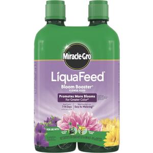Miracle-Gro Liquafeed Bloom Booster Flower Food Refills, Pack of 2