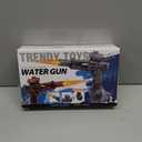 Automatic Electric Water Gun for Adults and Kids, Blue with LED Lights