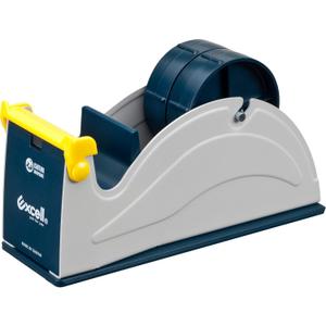 Excell ET-12270 Blue/Grey Premium Twin-Roll Steel Desk Top Dispenser: 2 in. Wide (3 in. core)