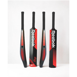 Reebok Blaze Plastic Cricket Full Size Bat (34” X 4.5” inch) for All Age Group, Red Color