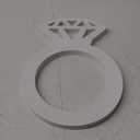 Bridal Shower Decorations Diamond Ring Wooden Sign Letter Cutouts Table Centerpieces Engagement White Photo Booth Props for Bachelorette Wedding Bridal Shower Party