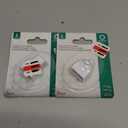 Power Gear Telephone Duplex Adapter, Home or Office, Compatible with Answering Machines, All Brands, RJ14, RJ11, White, 76191b 2 Pack