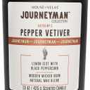 Journeyman Collection Candle, 15oz, Wooden Wick, Pepper Vetiver, Large Painted Jar