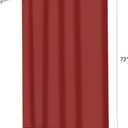 Home Expressions Brooklyn Bath & Co. Premium PEVA Shower Curtain Liner Beige, 70 x 72 Inch, Waterproof Heavy Duty Shower Liner with Grommets & 3 Magnets (Burgundy-1)