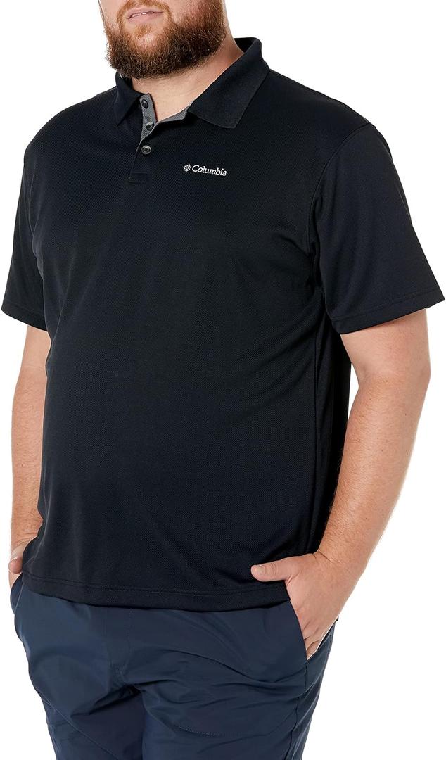 Columbia Men's Utilizer Polo (2X Tall, Black)
