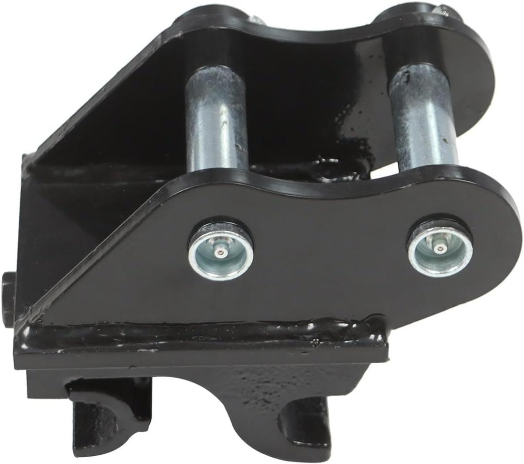 Attachment Mannual Quick Hitch Coupler Compatible with 0.8-2.0 Ton Mini Excavator Quick Change Hitch Span and Center Wheelbase: 90mm/3.54in