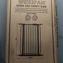 Regalo Safety 36" Extra Tall and 49" Wide Baby Gate for Doorways & Bottom of Stairs, Pressure Mounted Walk Through Baby Gate for Toddlers & Pets, Tested & Safe, American Designed, American Owned