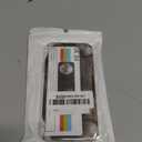 FAteam Matte Finish Heavy Duty Soft Back Cover with TPU Soft Bumper Cassette Tape Case Compatible with iPhone 11