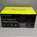 Litekon 40V Brushless Cordless Snow Shovel, 13-Inch Electric Snow Blower with 2X 4.0Ah Batteries & Charger, Battery-Powered Snow Removal with 16.5FT Throw Distance for Patio, Deck, Driveway,Green