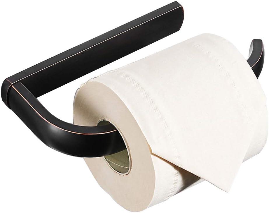 BESy Brass Toilet Tissue Paper Holder Oil Rubbed Bronze Bathroom Accessories Wall Mounted, Rust Protection