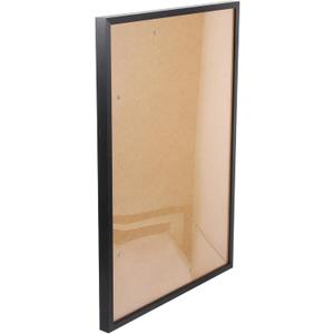 CORHAD Transparent Photo Frame Certificate Stand for Office Home Smooth Easy to Install for Awards Posters Memorable Photos, Size 11,5 x 5,5 Inch, Black