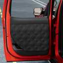 Surfcabin Dog Car Door Protector – 20% Larger Design for Trucks & Large SUVs, Thickened Waterproof Door Panel Covers, Protects Doors from Dog Scratching