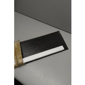 1.5'' Rise Threshold Ramp for Doorways, 2204 LBS Capacity Rubber Threshold Ramp, Non-Slip Driveway Curb Ramps Handicap Ramp for Wheelchair Scooter Stroller, Cuttable & Adjustable Size