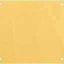 Prime-Line J 4703 6 x 34 In., Aluminum, Door Kick, Brite Brass Plated (Single Pack)