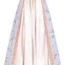 CR ROLECOS Women's Regency Dress Regency Empire Waist Costume Victorian Luxurious Satin Dresses (Pink, Small)