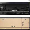 Annecy 13.5x40 Picture Frame Black1 Pack, Panoramic Picture Frame for Wall Decoration, Classic Black Minimalist Style Suitable for Decorating Houses, Offices, Hotels