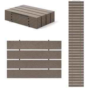 Goplus 8 FT Garden Pathway, Outdoor Roll Out Straight Walkway Patio Path, Non-Slip Weather Resistant Walkway with HDPE Frame, Metal Wire Connection, for Backyard, Beach, Wedding Party Pathways (95 x 17 x 0.5)