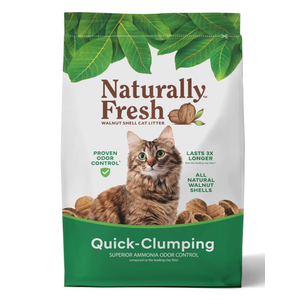 Naturally Fresh Cat Litter Made from Walnut Shells, Quick-Clumping, Unscented, Upcycled, Easy Scooping, Sustainable, 30 Lbs