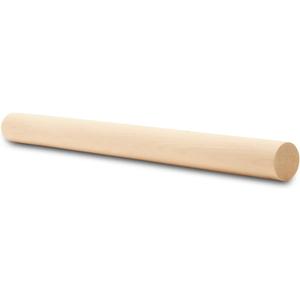 Dowel Rods Wood Sticks Wooden Dowel Rods - 1-1/2 x 17-3/4 Inch Unfinished Hardwood Sticks - for Crafts and DIYers - 2 Pieces by Woodpeckers