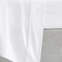 Linen Closet Luxury Cotton 1000 Thread Count Egyptian Cotton 4-Piece Sheet Set, Queen, Arctic White