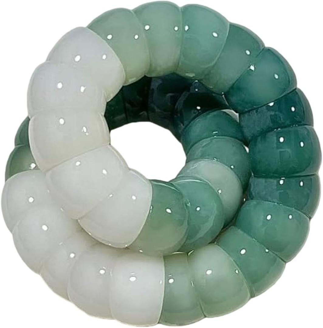 Bodhi Seeds Fidget Bracelet, Fingertip Rotation Sensory Beaded Bracelet Anxiety Fidgets for Women Men Stress Relief Idea Gift for Adults