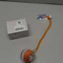 Interactive Cat Toys for Indoor Cats,The 3rd Generation Agile Moving Cat Ball with Elastic Mesh Tail,Automatic Kitten Toys for Bored Indoor Cats,Motion Activated (Orange)