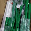 Hapfan Swing Sets for Backyard with Monkey Bars, Belt Swing, Platform Swing, Climbing Net, Trapeze Bar, Outdoor Playset for Kids