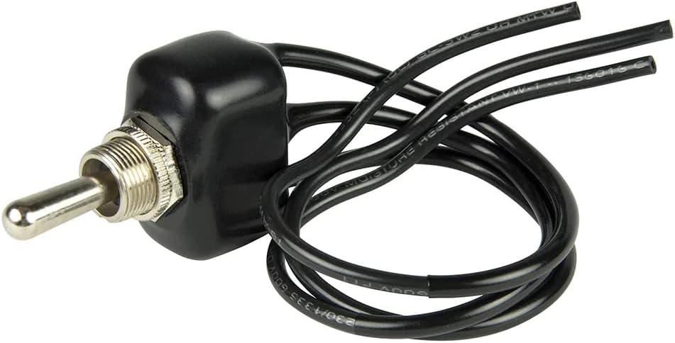 BEP 1002005 SPDT PVC Coated Toggle Switch With Wire Leads -(On)/Off/(On)