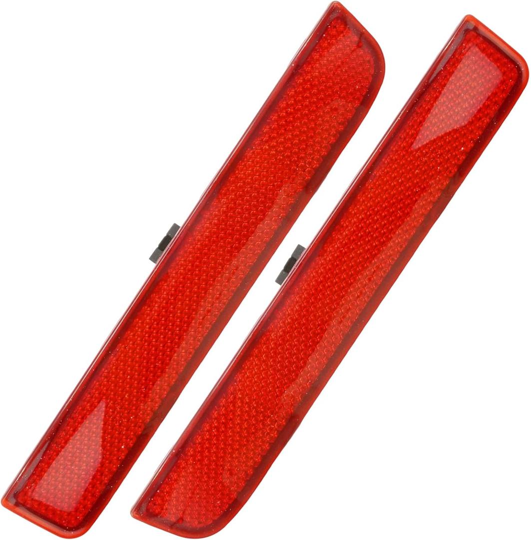 1 Pair XFF500020 XFF500030 Rear Reflector Bumper, Replacement for Land Rover LR3 LR4 2005-2016, Replacement for Range Rover Sport 2010-2013