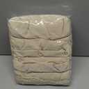 DREAHOTEXTIL 8Pcs Outdoor Cushion Covers, Patio Cushion Covers,Stretch Elastic Slipcovers, Replacement Washable & Reusable Furniture Protector for Patio Couch (Beige,Cover Only) (8Pcs-Solid color)