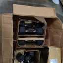 CAP Barbell Rubber Coated Dumbbell Weight Set with Vertical Rack | 100 lb, 150 lb, and 210 lb Options