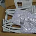 8ft(2.4M) Heart Shaped White Metal Balloon Arch Stand Frame Display KitLove Balloon Arch Frame for Proposal, Wedding, Valentines Day, Bridal, Birthday Party Decorations