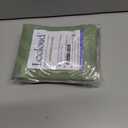 3 x Lecloud Wasa Sage Green Sheer Valance for Windows 14 Inch 2 Panels, Short Curtains for Small Windows, Voile Jacquard Textured Kitchen Cafe Valance, Bedroom Living Room Decor Curtains, 42 W x 14 L