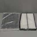 KEQGPCBE White Cabin Filter & Engine Air Filter Kit for Kia Sportage Hybrid 2026 2025 2024 2023