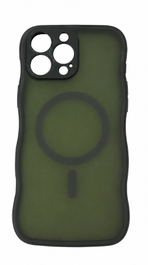  for iPhone 16 Pro-Max Case: [Compatible with Magsafe]  Translucent Matte Military Grade Shockproof Full Camera Protective Phone Cover - Green