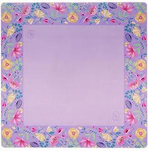 Hutch & Nook Mahjong Mat | 33" Non-Slip Card Table Cover | Decorative Game Mat for Mahjong Set, Dominoes, Poker & More (Lavender)
