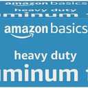 Amazon Basics Heavy Duty Aluminum Foil for Cooking, Grilling, Food Storage, Roasting, 125 Sq Ft, Pack of 2