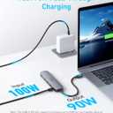 Anker USB C Hub, 5-in-1 USB Hub for Laptops, 4K HDMI USB-C Multiport Adapter with 90W Max Power Delivery, 3 USB A Data Ports USB C Dongle, Compact for MacBook, Dell, and More (Charger Not Included)