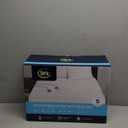 Serta Heated Mattress Pad Cal King Size - Electric Mattress Pad, 10 Heat Setting Controller, Auto Shut Off Timer, Deep Elastic Pocket, Up to 17" Mattress, ETL Certified, Machine Wash, Cal King, White